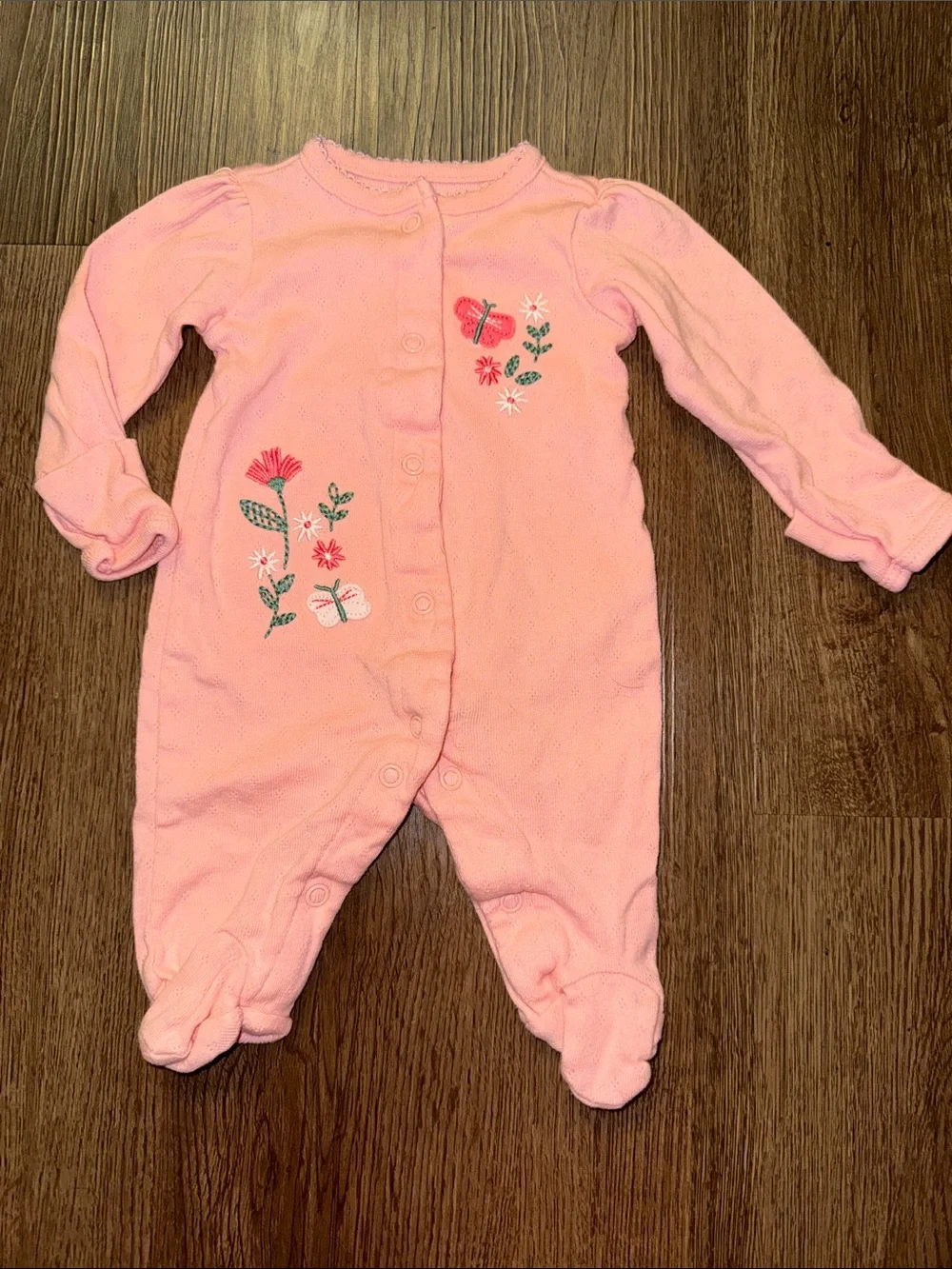Baby Girl Newborn Pajama Bundle